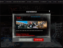 Tablet Screenshot of mc-cycles.com